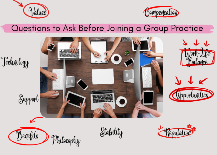 Questions to Ask Before Joining a Group Practice