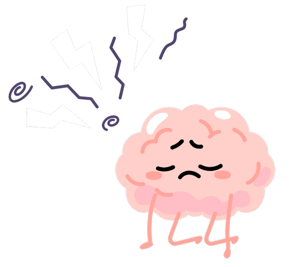 Brain stressed and tired. Compassionate Consulting Company