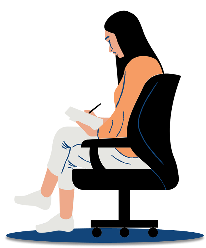 Therapist overwhelmed seated Compassionate Consulting Company